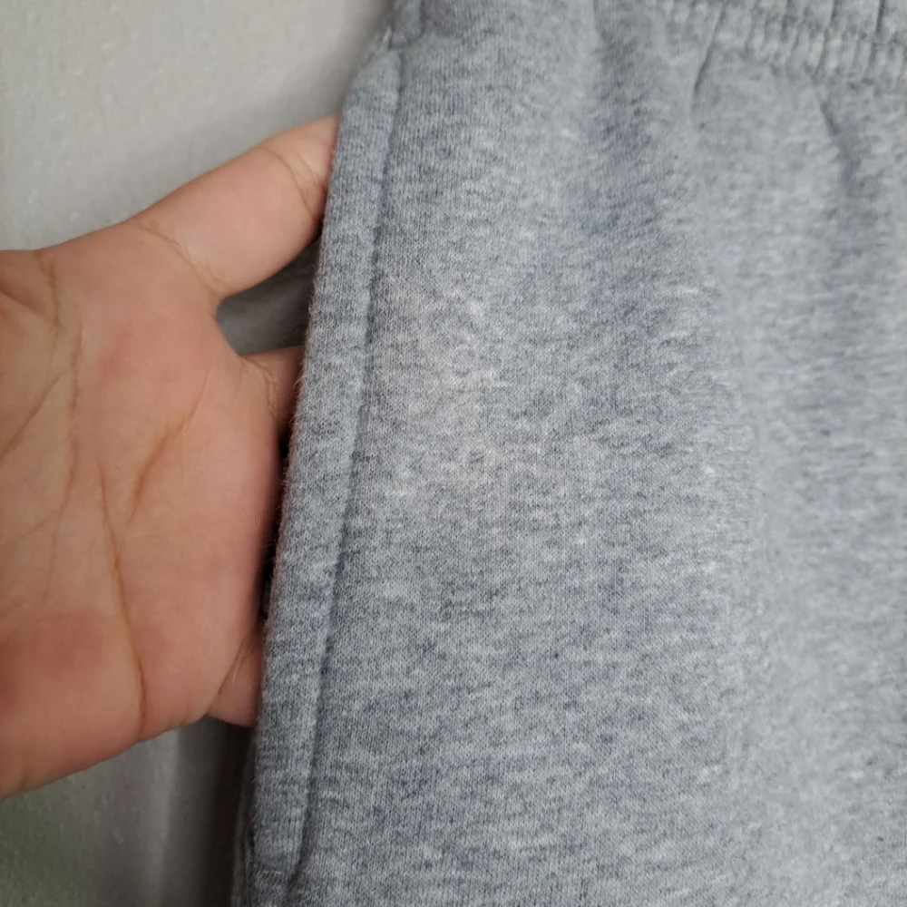 Nike Spartan Basketball Fleece Pants Mens Sz Medium Gray Jogger Sweatpants Logo - Picture 8 of 16